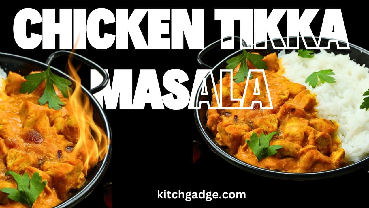 chicken tikka masala with basmati rice